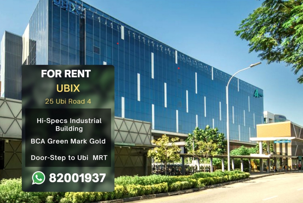 Ubix Measurements B1 Industrial Office For Rent at UBIX | Door Step to Ubi MRT